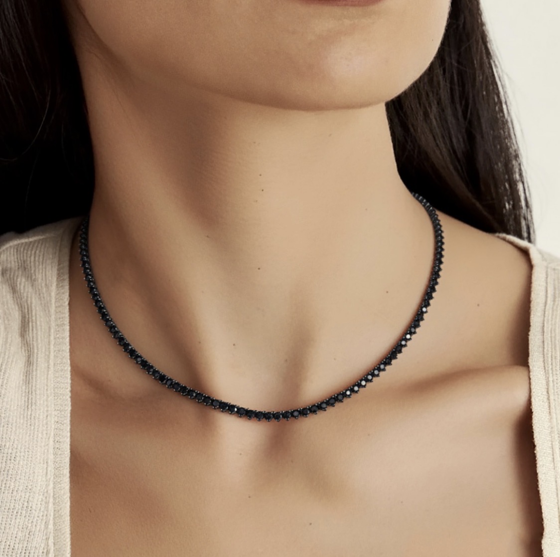 Colar Riviera Ródio Negro