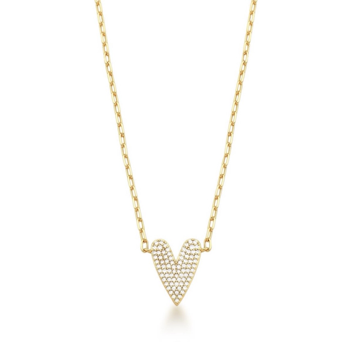 Colar Coração Cravejado - foto 2